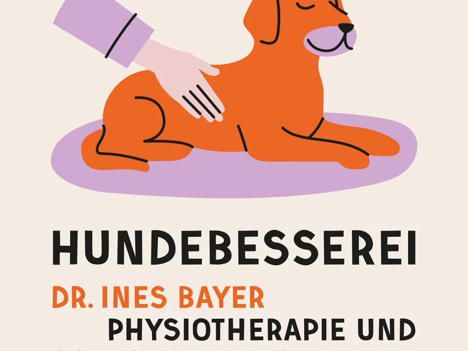 Logo der Hundebesserei · Physiotherapie und Osteopathie für Hunde in Mainz